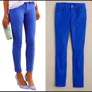 J. Crew Matchstick Straight Jeans Dyed Blue